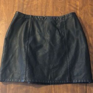 Pleather Skirt